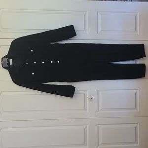 ASOS Black Corduroy Jumpsuit